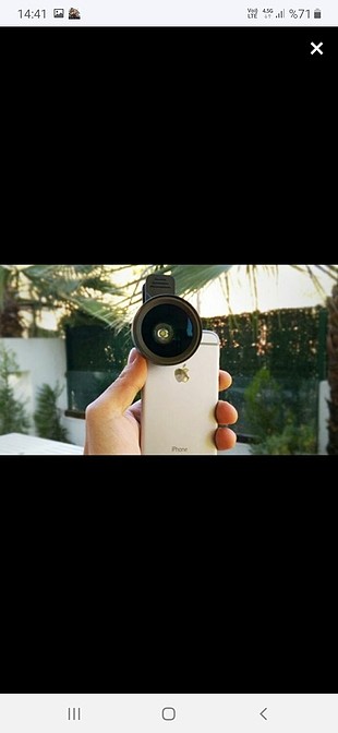 Fotoğraf Çekmek için Telefon Lensi