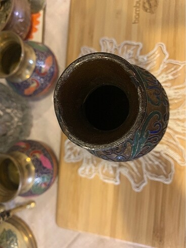 Beden çeşitli Renk Cloisonne vazo