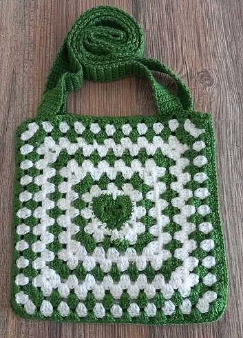 American Vintage Kalpli tek motifli çanta