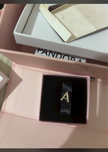 Pandora Pandora Gri A Harfi Charm