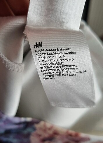 36 Beden çeşitli Renk H&M Çiçekli Elbise