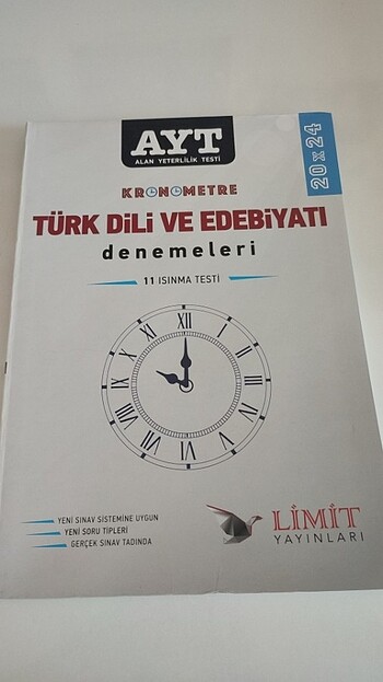 Limit Yayınları AYT TÜRK DİLİ VE EDEBİYATI DENEMELERİ 