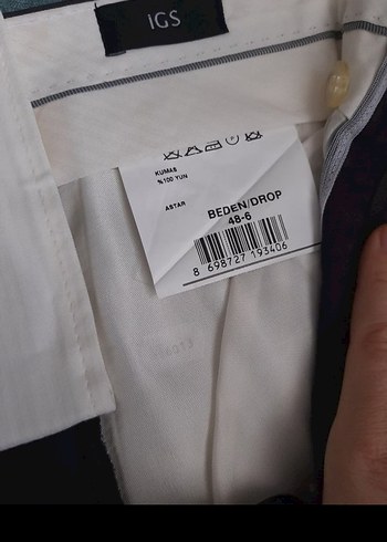 Kemerli Erkek Ofis Pantolonu - Görsel 6