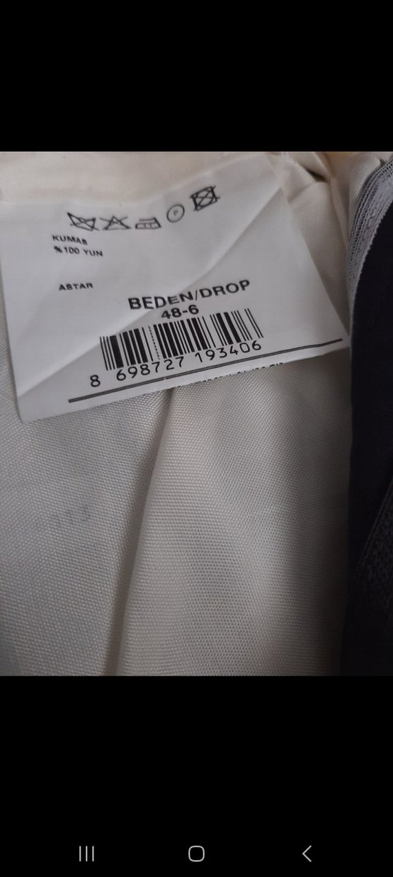 Kemerli Erkek Ofis Pantolonu - Görsel 4