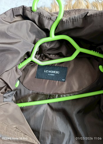 Kahverengi Kürklü Midi Kışlık Kadın Mont - Görsel 5