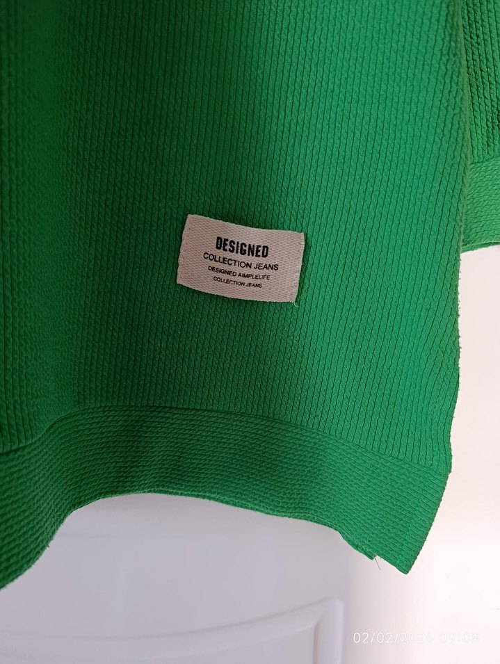 Yeşil Kadın Uzun Kollu Tunik - Görsel 5