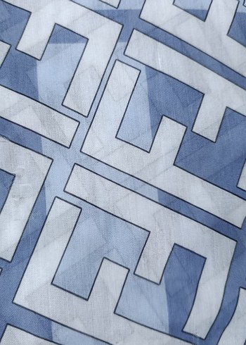 Kadın  uzun pamuklu Şal - Görsel 3