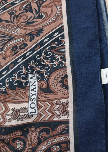 etnik desen pamuklu Kadın Şal - Görsel 3