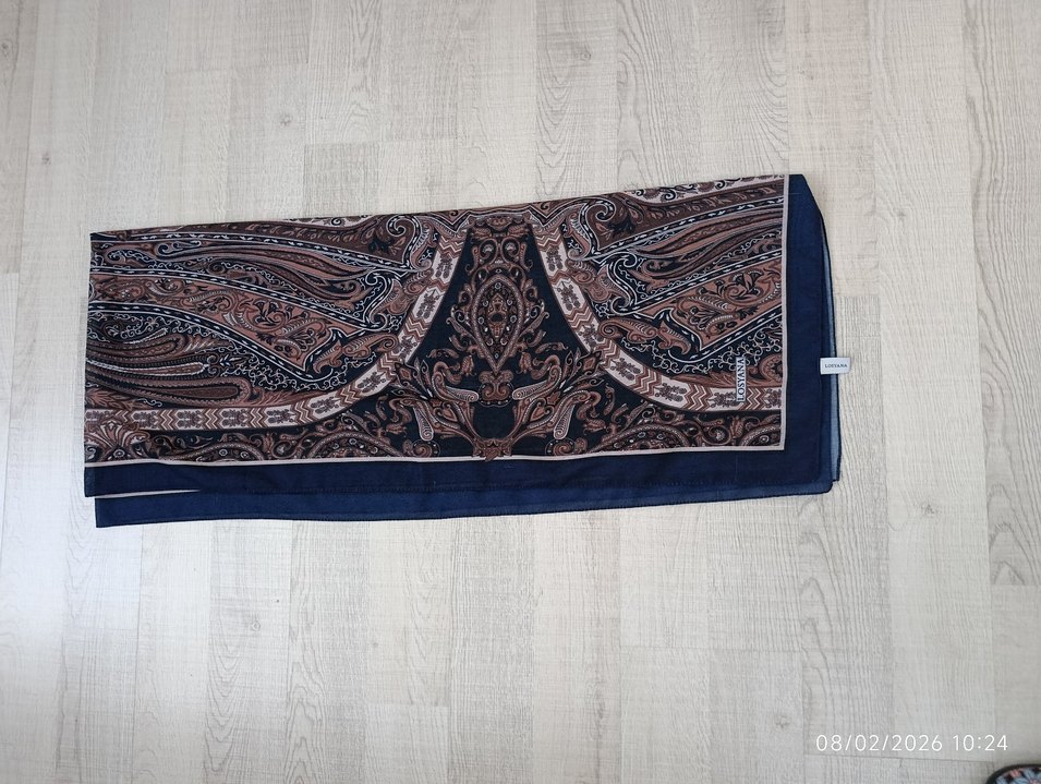 etnik desen pamuklu Kadın Şal - Görsel 2