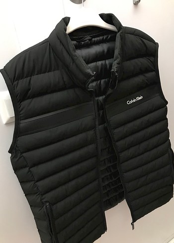 Siyah Calvin Klein Erkek Kapitone Yelek - Görsel 8