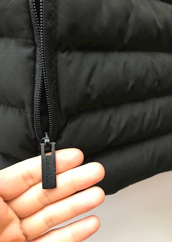 Siyah Calvin Klein Erkek Kapitone Yelek - Görsel 7