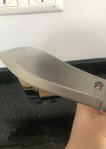 Kahverengi Saplı Bıçak ve Deri Kılıf - Görsel 6