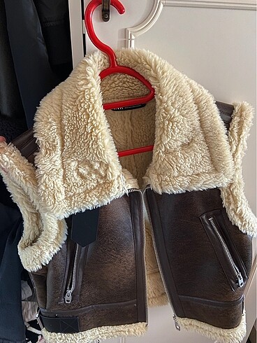 ZARA BIKER DERİ YELEK