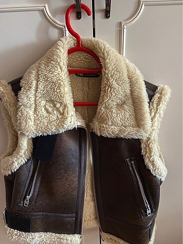 s Beden ZARA BIKER DERİ YELEK