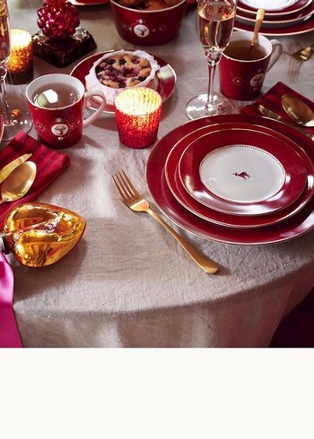 Pip studio koyu kırmızı love birds 17 cm - Görsel 3