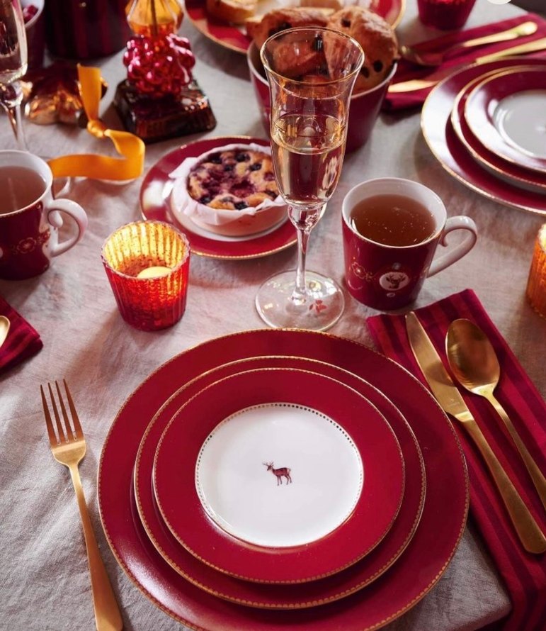 Pip studio 21 cm love birds koyu kırmızı - Görsel 2