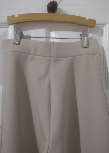 Bej Kadın Esnek Kumaş Pantolon - Görsel 5