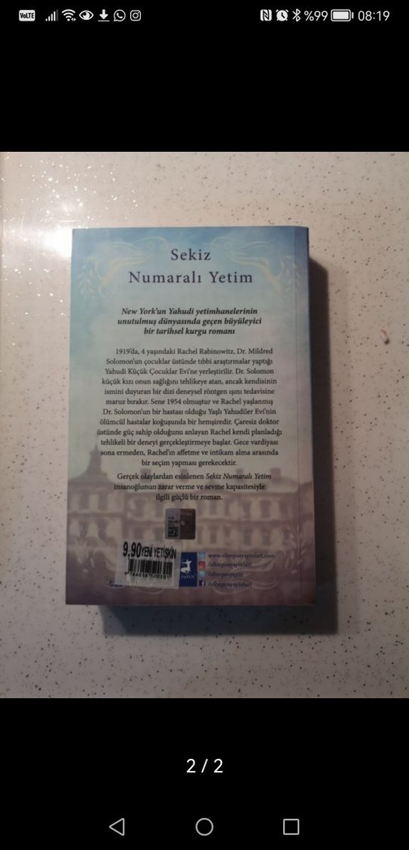 Sekiz Numaralı Yetim - Kitap - Görsel 2