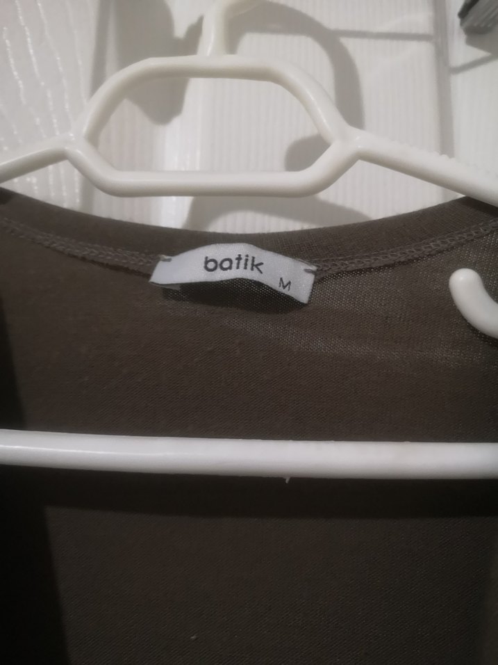 Bej Uzun Kollu V Yaka Mini Elbise - Görsel 3