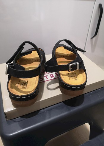 Lacivert Kadın Dolgu Topuklu Sandalet - Görsel 3