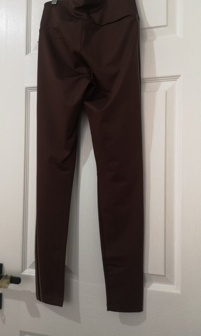 Kahverengi Kadın Tayt - Görsel 3