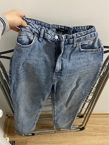 40 Beden mavi jeans pantolon