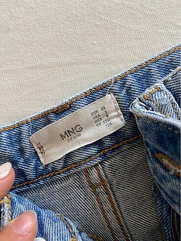 38 Beden mavi Renk mango jean