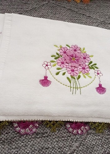 Analı kızlı havlu seti - Görsel 2