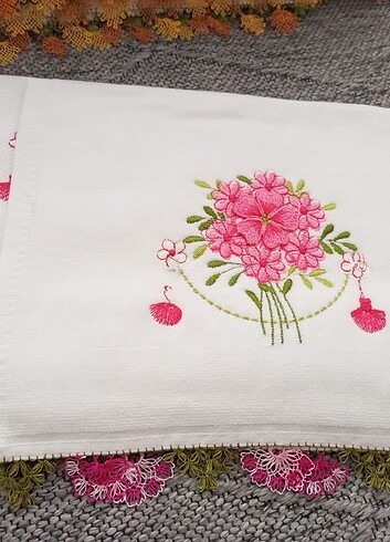 Analı kızlı havlu seti - Görsel 4