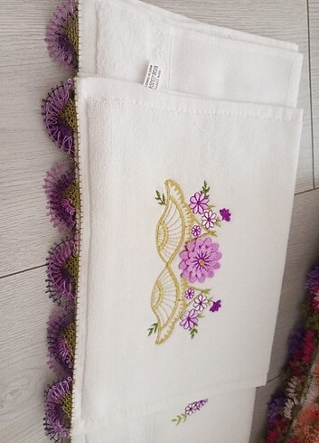 Analı kızlı havlu seti - Görsel 10