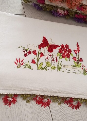 Analı kızlı havlu seti - Görsel 11