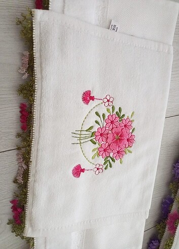 Analı kızlı havlu seti - Görsel 12