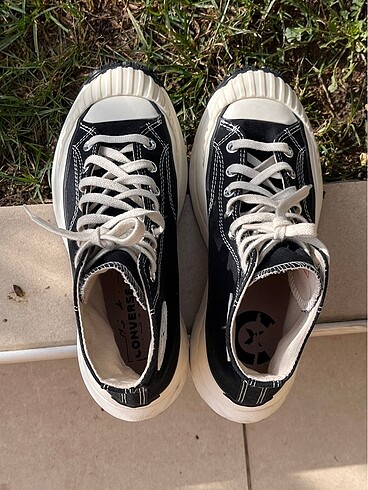 39 Beden siyah Renk Converse Chuck70 AT CX Platformlu Unisex Ayakkabı