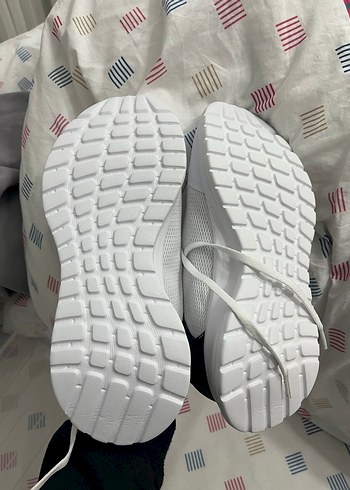 38 Beden beyaz Renk Adidas Beyaz Spor Kadın Sneaker