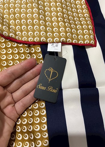 Parlak Çok Renkli Kadın Fular - Görsel 3