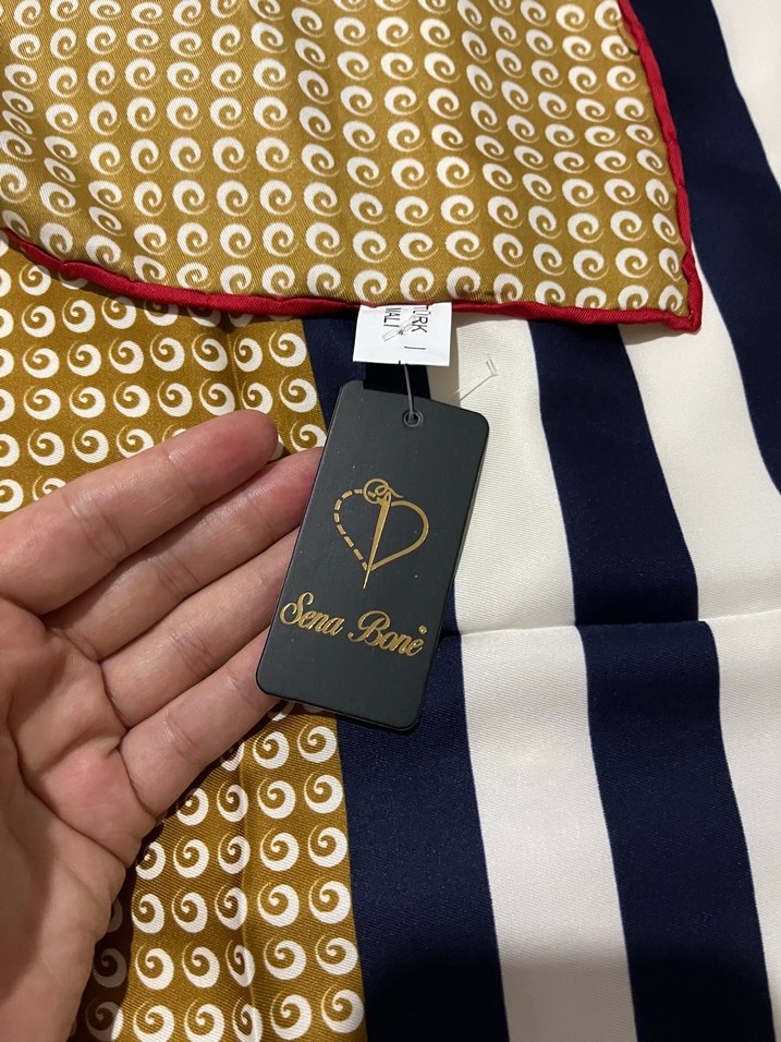 Parlak Çok Renkli Kadın Fular - Görsel 3