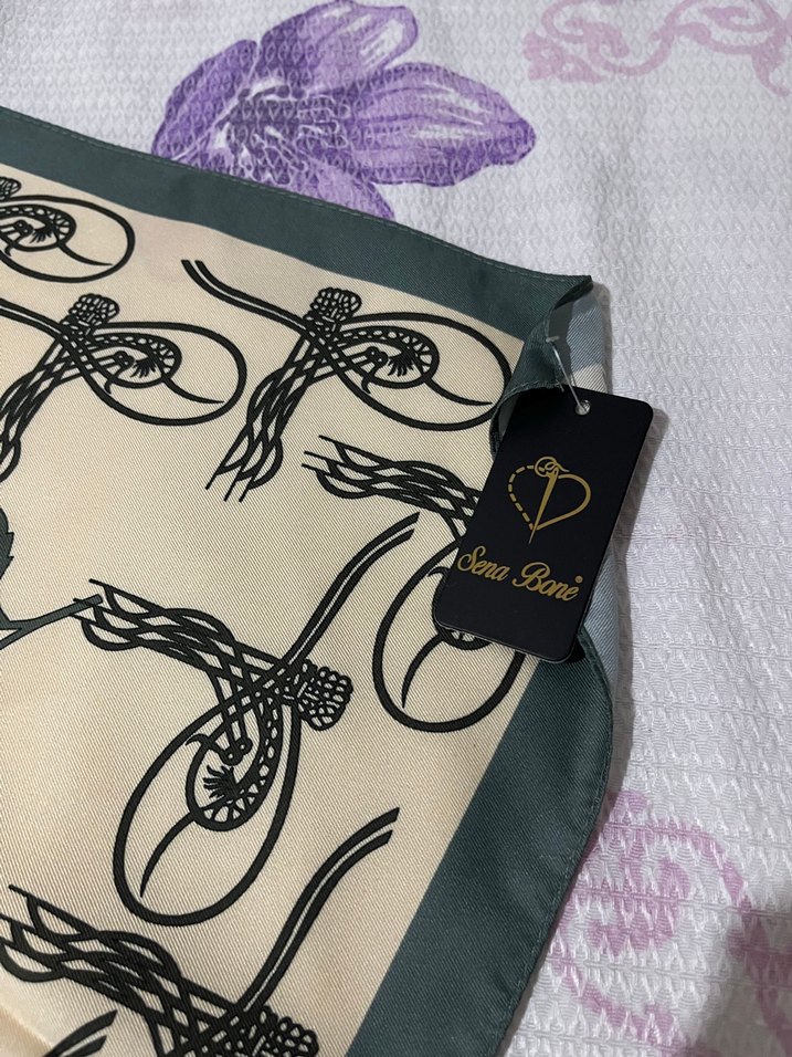 Parlak Çok Renkli Kadın Fular - Görsel 5