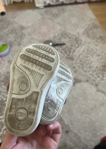 20 Beden Pembe İlk Adım Kız Çocuk Ayakkabısı