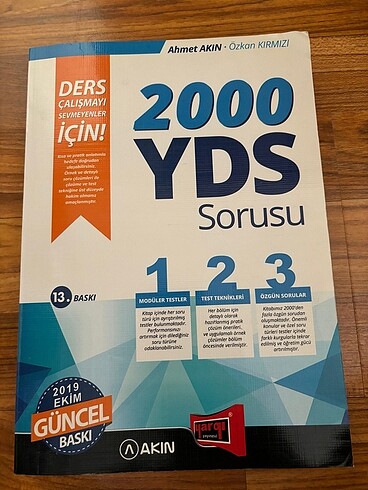 Yds açıklamalı test kitabı