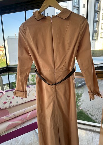 Uzun Kollu Kemerli #Elbise #kayra - Görsel 5