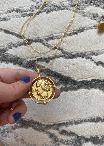 Accessorize Uzun Zincir Detaylı Altın Renkli Bohem Kolye