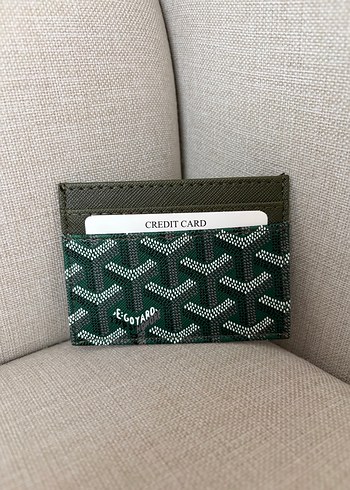 Goyard Desenli Yeşil Kartlık - Görsel 2