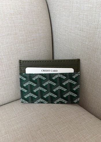 Goyard Desenli Yeşil Kartlık - Görsel 4