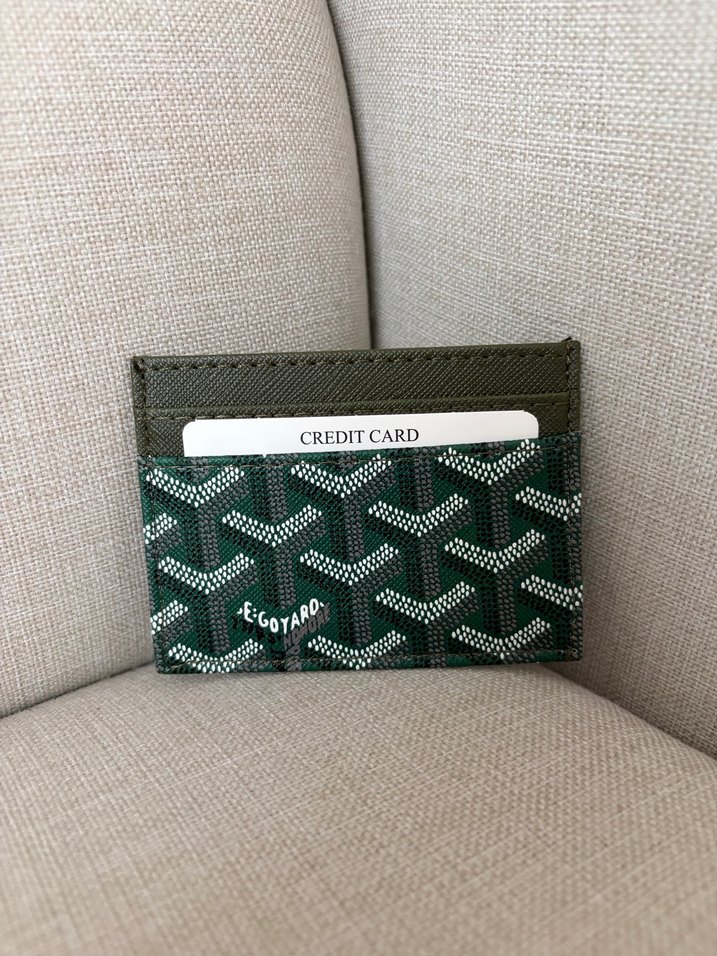 Goyard Desenli Yeşil Kartlık - Görsel 2
