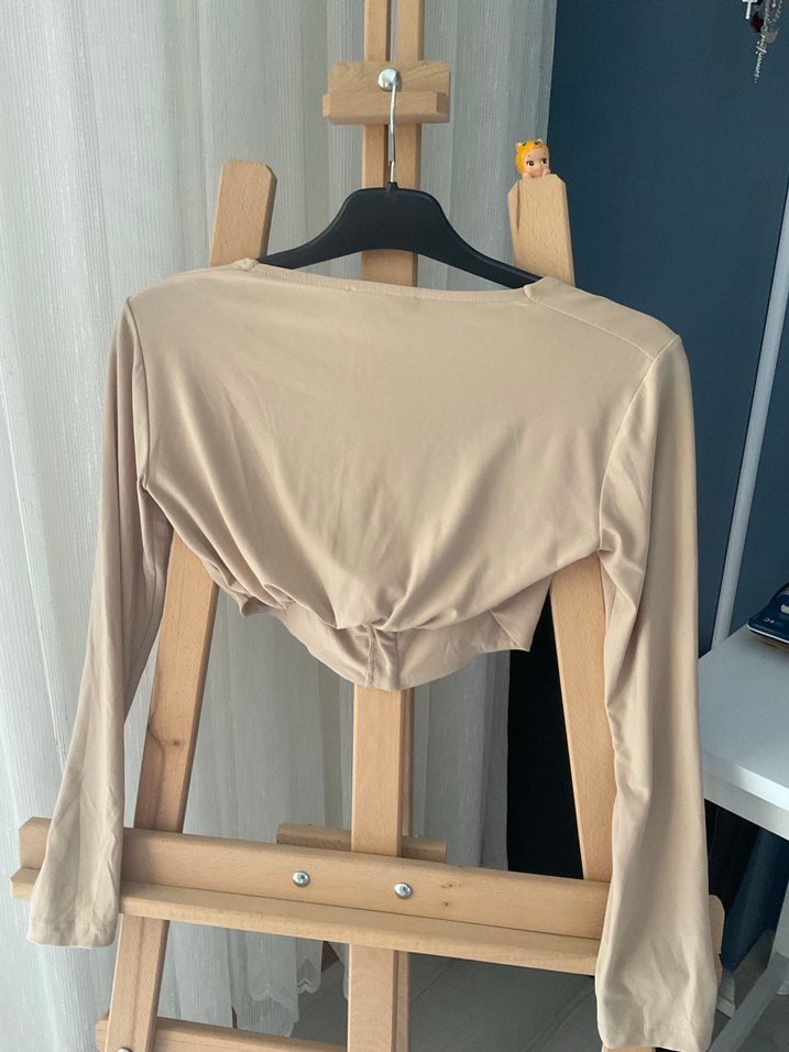 Uzun kollu crop - Görsel 2