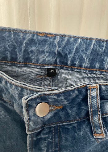 Bol denim pantolon - Görsel 3