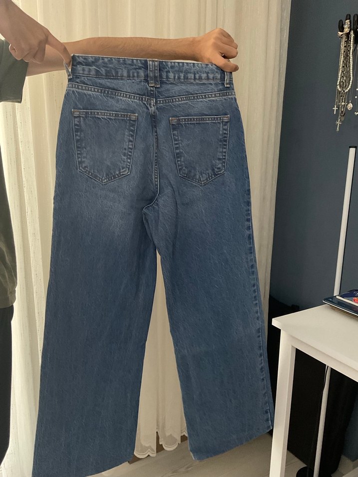 Bol denim pantolon - Görsel 2