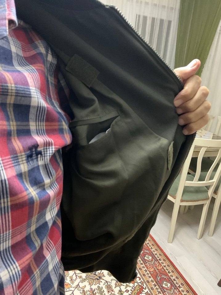 Erkek yeşil Ceket - Görsel 3