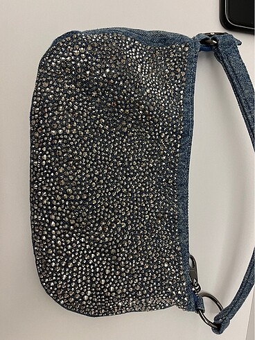 Stradivarius Taşlı Jean Çanta