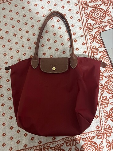 Longchamp orjinal bordo çanta